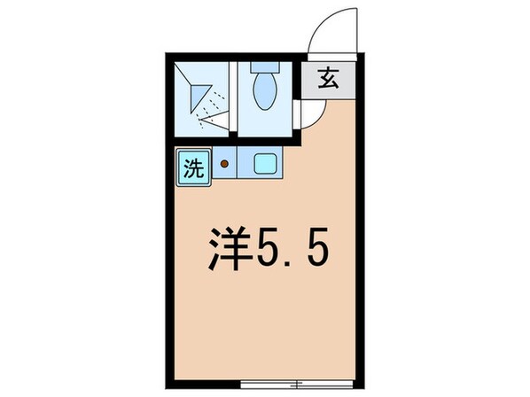 ユアハウス戸越銀座の物件間取画像